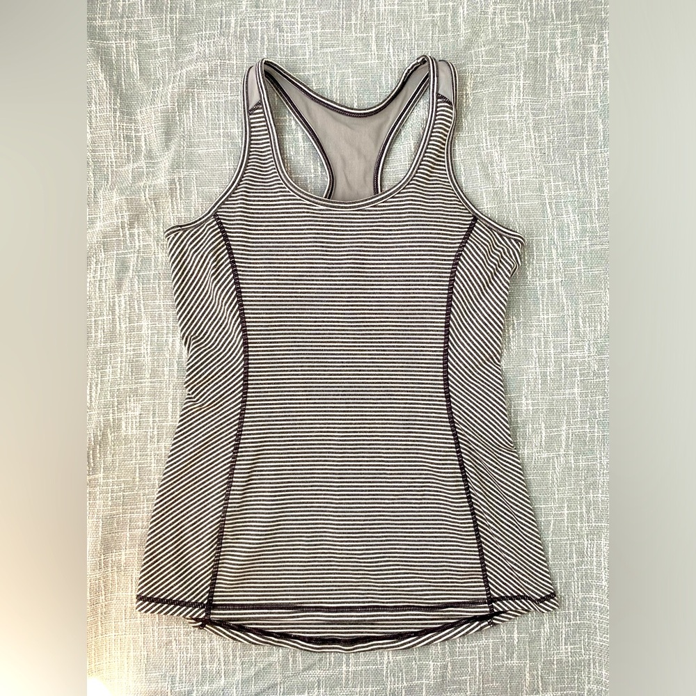 Kyodan Striped Racerback Athletic Tank Top | Size S